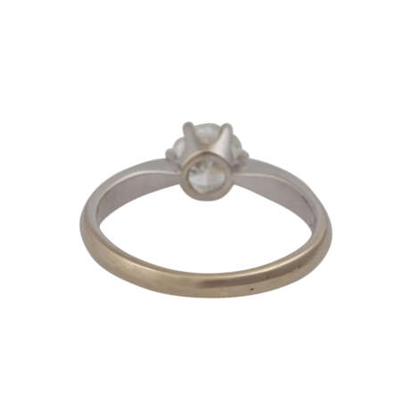 Ring mit Brillant ca. 0,95 ct, - Foto 4