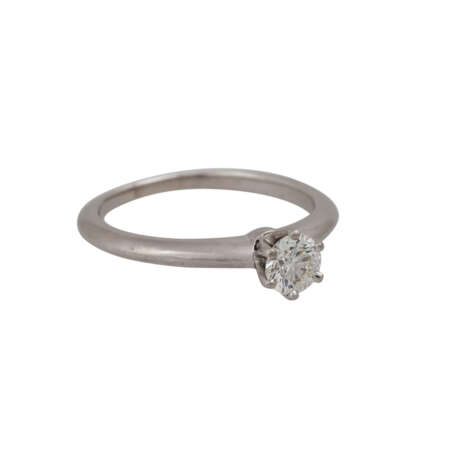 TIFFANY & CO Solitärring mit Brillant ca. 0,39 ct - photo 2