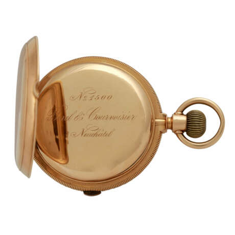 BOREL & COURVOISIER Taschenuhr mit Chronograph und Datum. - фото 5
