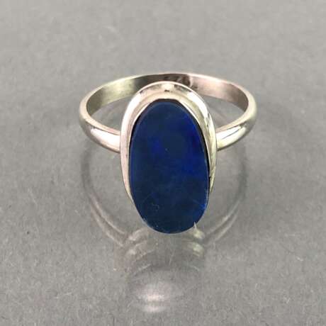 Ring mit Opal, in Silber. - photo 2
