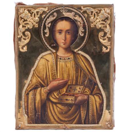Редкая икона Святого целителя Пантелеймона - Foto 1