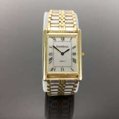 Schwere Herren Armbanduhr: Gold 585 / 14 K.