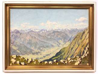 Oskar Rümmler: "Hintertux Gebirge - Stubai / Tirol". Um 1943.