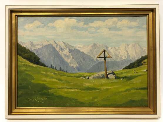 Oskar Rümmler: "Marterl am Joch in Tirol. 1942. - фото 1