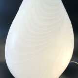 Glaslampe / Glasvase: "Voltolina". Murano, Handarbeit, sehr schön. Weiß. - photo 2
