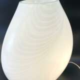 Glaslampe / Glasvase: "Voltolina". Murano, Handarbeit, sehr schön. Weiß. - фото 3