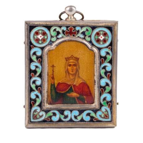 Икона - образок Святой Равноапостольной Елены - фото 1