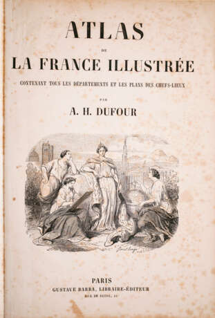 SAMMLUNG ZUR GESCHICHTE DER PFALZ Drei Bücher 'Frankreich' Frankreich, 19. Jahrhundert - Foto 2
