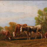 GEMÄLDE Kühe auf der Weide - photo 1