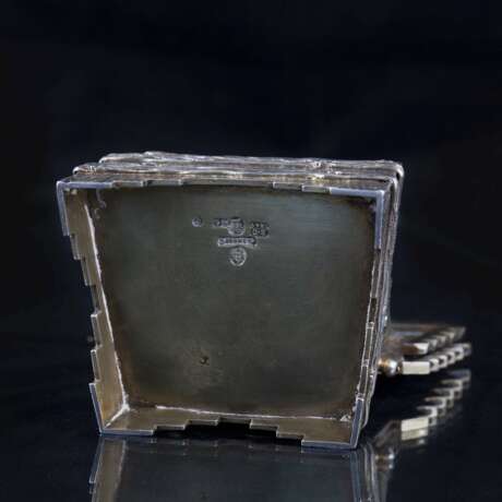 Серебряная солонка в виде стула. И.Сазиков - Foto 6