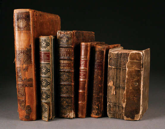 BÜCHER Konvolut aus sechs Büchern Unterschiedliche Herkunftsländer, teilw. deutsch, 17. Jahrhundert - фото 1