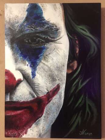 “Joker” Canvas Oil paint Realist 2019 - photo 1