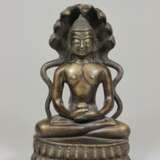 Buddhafigur mit siebenköpfiger Naga - Foto 1