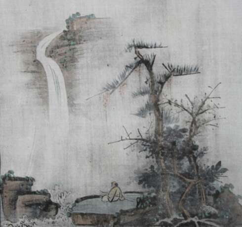 Zwei chinesische Landschaftsmalereien - Foto 1