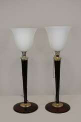 Paar Art Deco Stehlampen