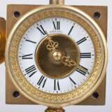 Кабинетные часы Тиффани с компасом и барометром - фото 6