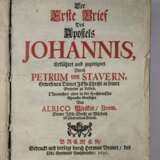 Der Erste Brief des Apostels Johannis... Verlag: Bremen - photo 2