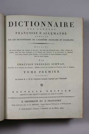 Dictionnaire des Langues Francoise - Allemande - Foto 2