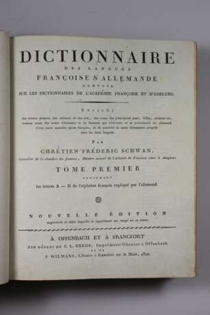 Dictionnaire des Langues Francoise - Allemande - photo 2