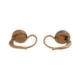 Ohrringe mit kleinen ovalen Türkisen, - photo 4