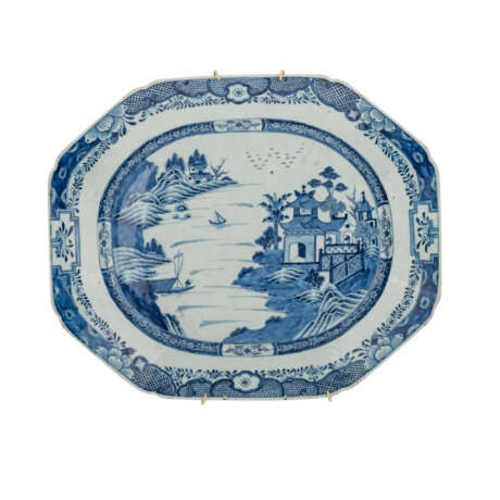 Zwei blau-weisse Platten. CHINA, Guangxu-Periode (1874-1908). - фото 2