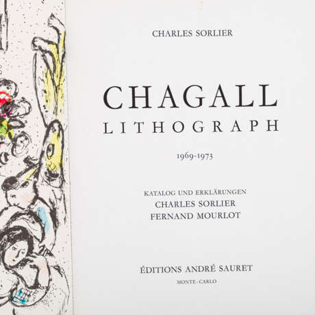 SOLRLIER, CHARLES, Chagall, Lithograph IV, 1969-1973, - photo 2