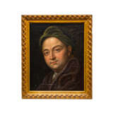 MALER des 18. Jahrhundert, "Portrait eines jungen Herrn mit grüner Kappe und brauner Jacke", - Foto 2