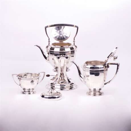 Серебряный чайный комплект из 3 предметов - фото 2