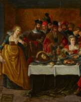 Salome empfängt das Haupt Johannes des Täufers