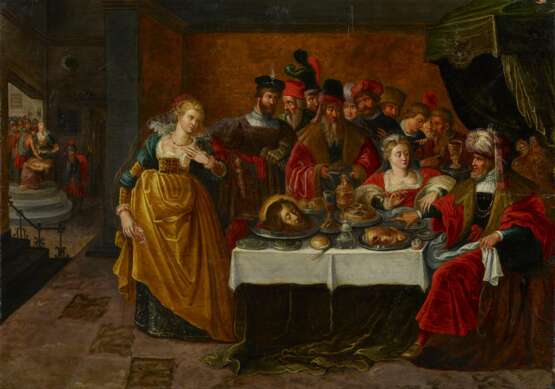 Francken, Frans II.. Salome empfängt das Haupt Johannes des Täufers - фото 1