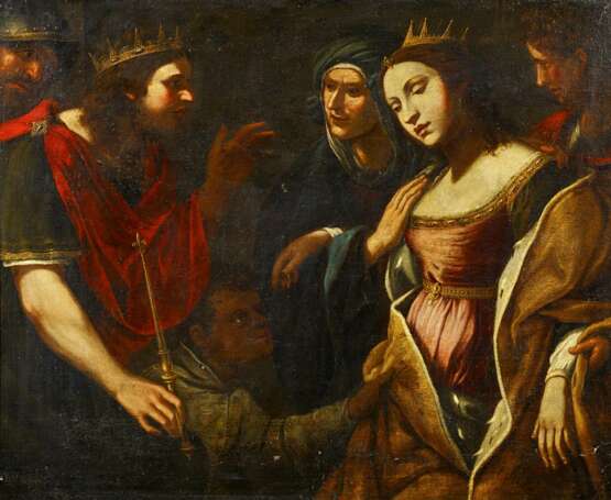 Итальянских Мастеров. Königin von Saba vor Salomon - фото 1