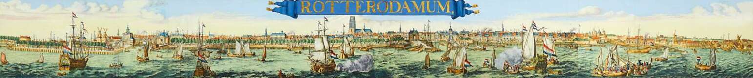 Голландский Мастер. Ansicht von Rotterdam vom Hafen aus gesehen - фото 2