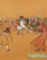 Une Partie de Football aux Chams-Elyseés