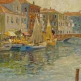 Меркер, Эрих. Marktstände am Kanal in Chioggia - фото 2