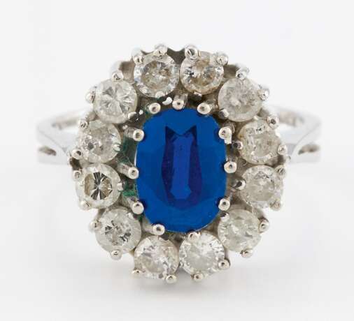 Saphir-Diamant-Ring - photo 1