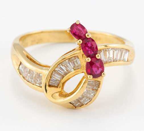 Rubin-Diamant-Ring - фото 1