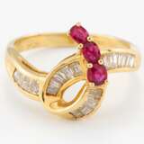 Rubin-Diamant-Ring - Foto 1