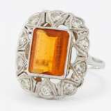 Farbstein-Diamant-Ring - photo 1