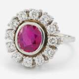 Rubin-Diamant-Ring - photo 1