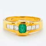 Smaragd-Diamant-Ring - Foto 1