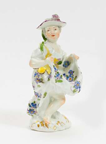 Meissen. Mädchen mit Blumenschürze - Foto 1