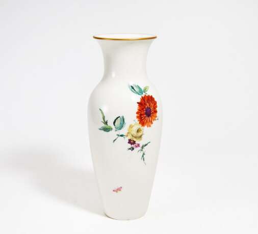 KPM. Vase mit Blumendekor - photo 1