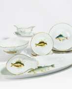 Ginori Porcelain Factory. Fischservice für 10 Personen