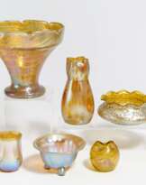 Konvolut von 6 Vasen und Schalen