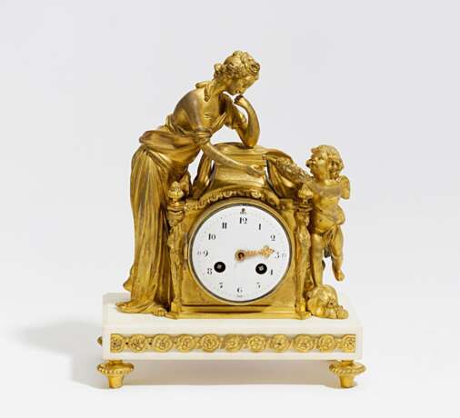 Paris. Pendule mit Venus und Amor Stil Louis XVI - photo 1