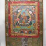Zwei Thangka von Padmasambhava und dem Leben des Buddha - photo 2
