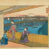 Utagawa, Hiroshige I.. 7 Holzschnitte mit berühmten Ansichten von Edo - photo 2