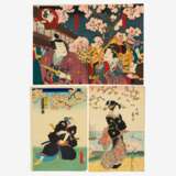 Utagawa, Kunisada I.. Holzschnitt: Diptychon - photo 1