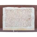 Abschrift einer Urkunde, Deutschland 14. Jahrhundert.- - Foto 1