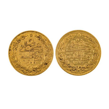 Türkei/GOLD - 2 x 100 Piaster Gold, - photo 1